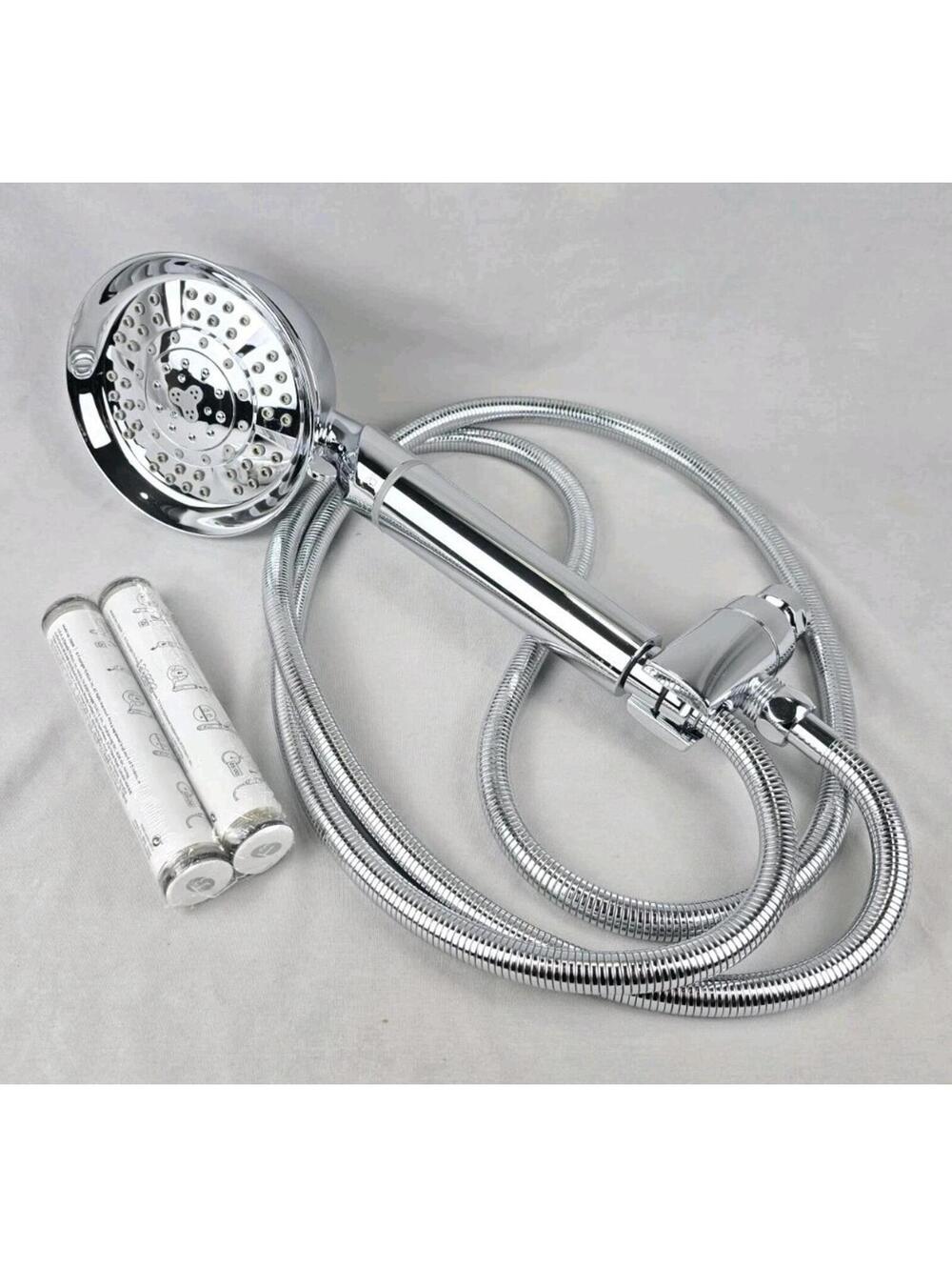 T3 Source Handheld Showerhead Mineral Filter 7 Settings + 2 Replacement Filters
